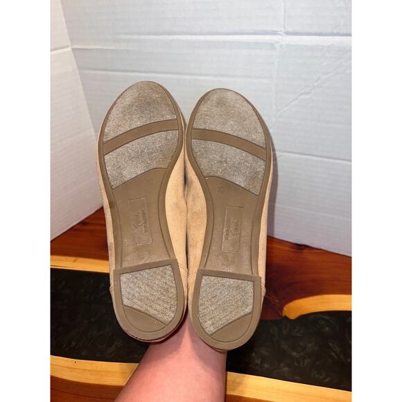 Fioni Womens Caridee Loafer Shoes Beige Tassel Moc Toe Slip Ons 10 - Picture 4 of 5